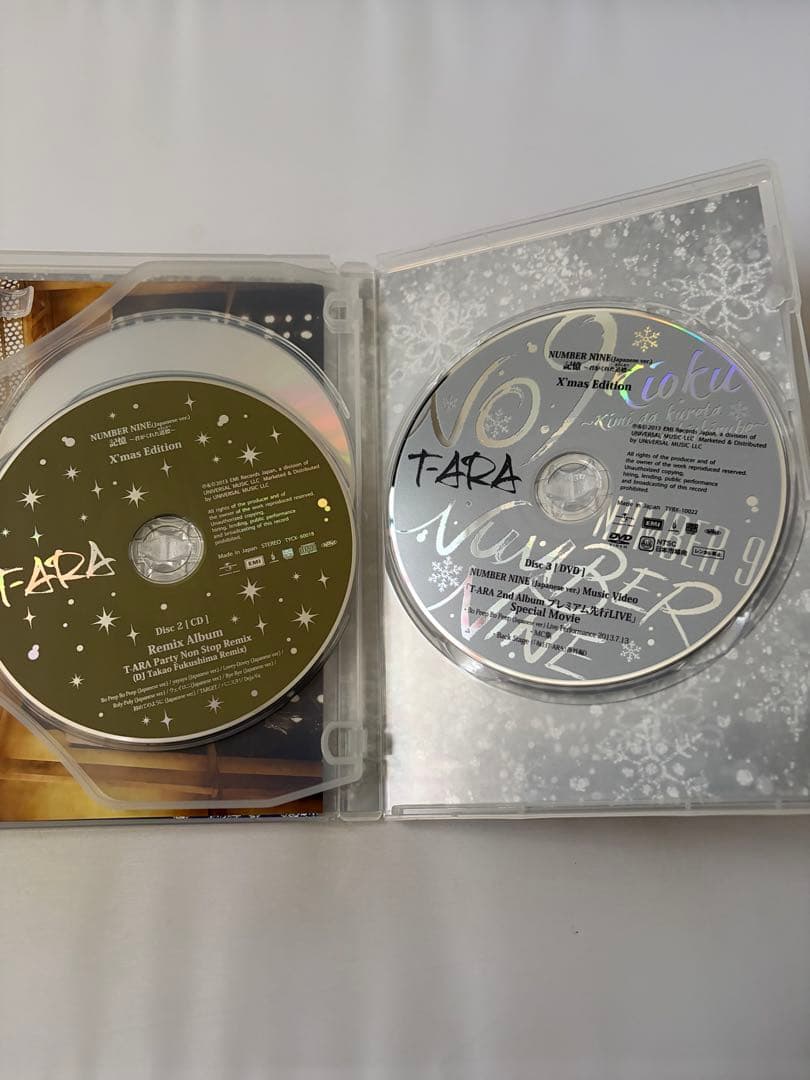 T-ARA NUMBER NINE X'mas Edition 2CD+DVD - メルカリ