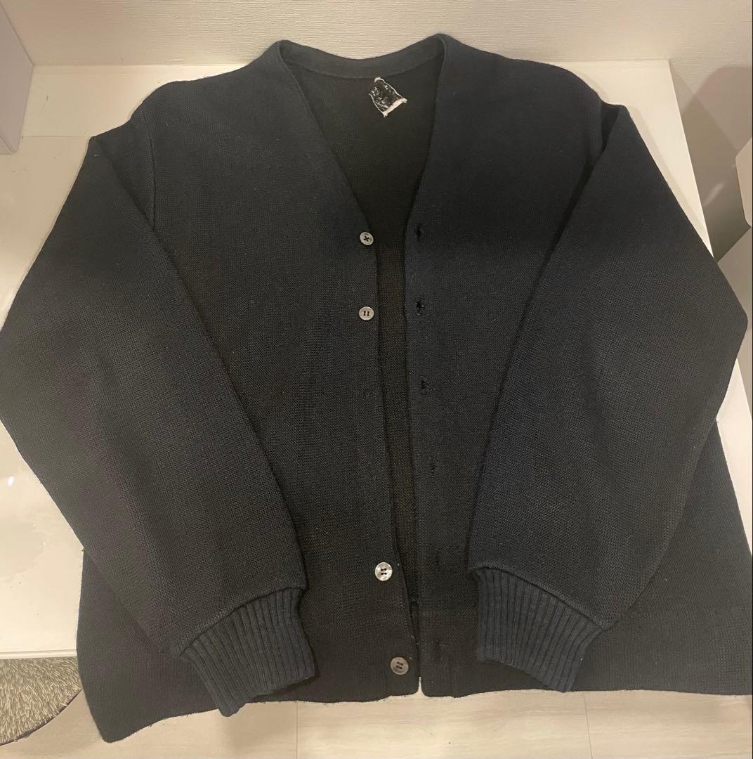 60s Campus オーロンアクリル USA製 黒カーディガン 60s Campus オーロンアクリル USA製 黒カーディガン - メルカリ