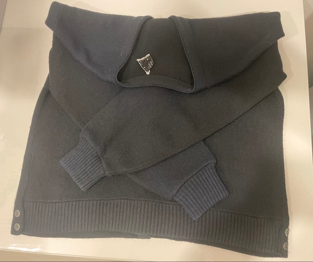 60s Campus オーロンアクリル USA製 黒カーディガン - メルカリ