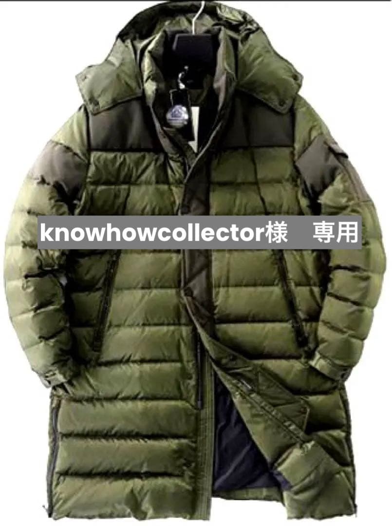 ✅knowhowcollector✅23区オムダウンコートXLグリーン リバーシブル】Flor Alta ロングダウンコート(ダウンジャケット