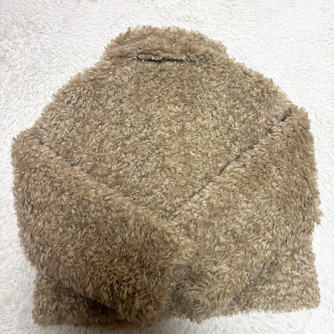 ZARA トグルボタン フェイクファージャケット L - メルカリ