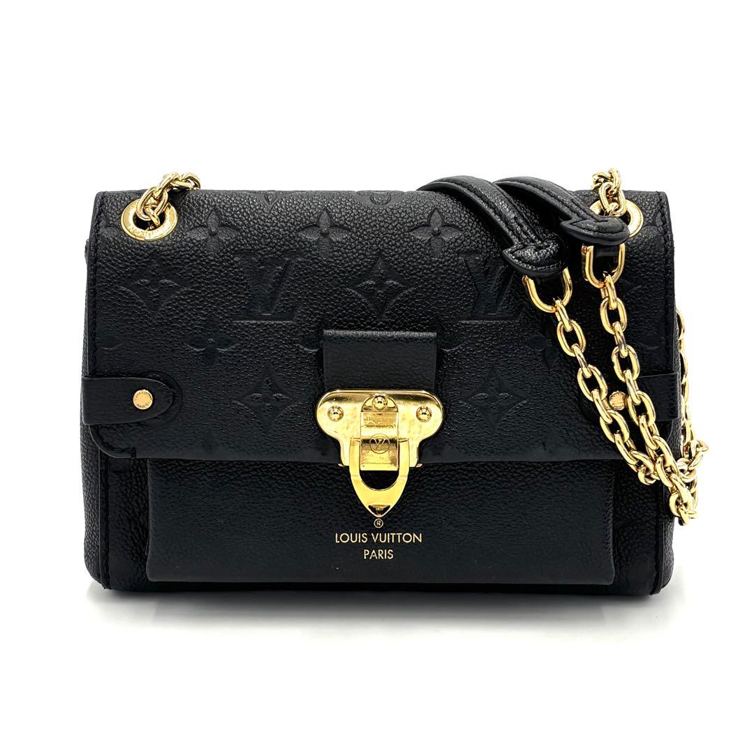 美品✨モノグラム・アンプラント ヴァヴァン ＢＢ ノワール ルイヴィトン モノグラムアンプラント ヴァヴァンBB（ノワール