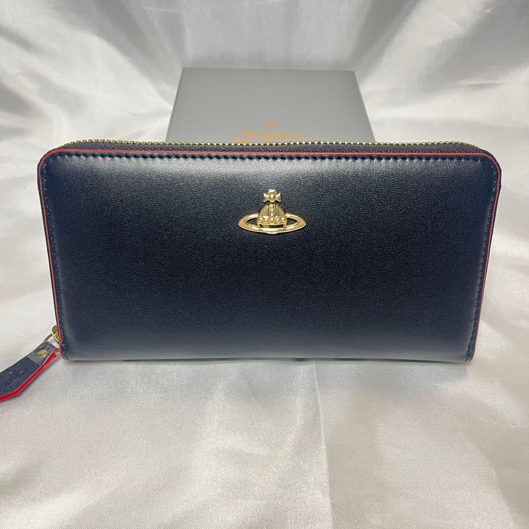 新品 Vivienne Westwood 黒 真っ赤な内装 長財布 大人気 - メルカリ