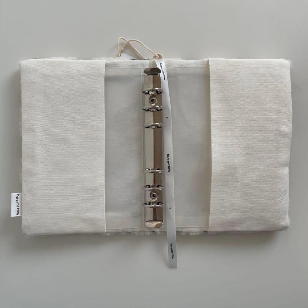 早い者勝ち 韓国 バインダー カバー 貯金 リフィル A6 リボン 毛糸 3