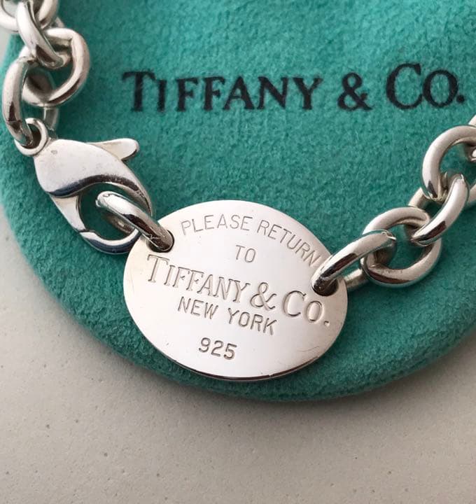 TIFFANY リターントゥティファニー オーバル タグ チョーカー - メルカリ