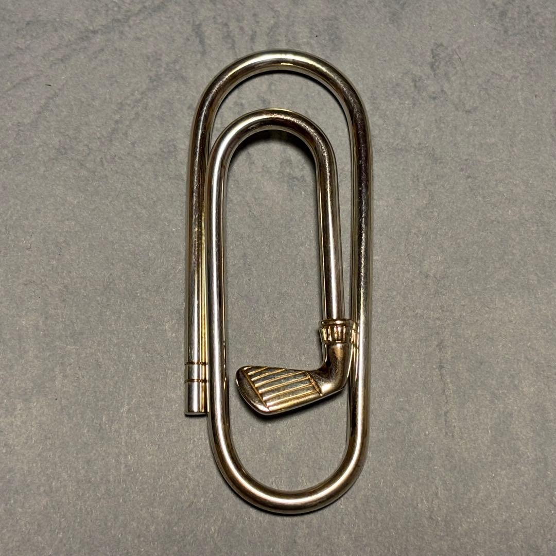 TIFFANY　ティファニー　マネークリップ　ゴルフクラブ型　シルバー Tiffany & Co. - ティファニー マネークリップ ゴルフ シルバー925 の