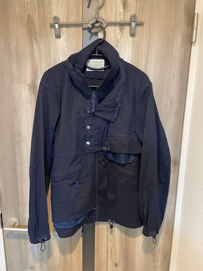 Kolor 23SS ナイロンジャケット kolor（カラー） ナイロンタフタスリーレイヤー ナイロンコーチ