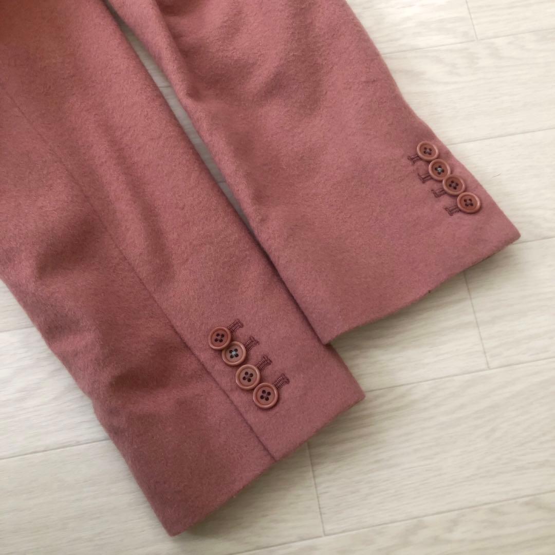 美品✨ ピーエスポールスミス チェスターコート 羊毛 カシミヤ混 柄