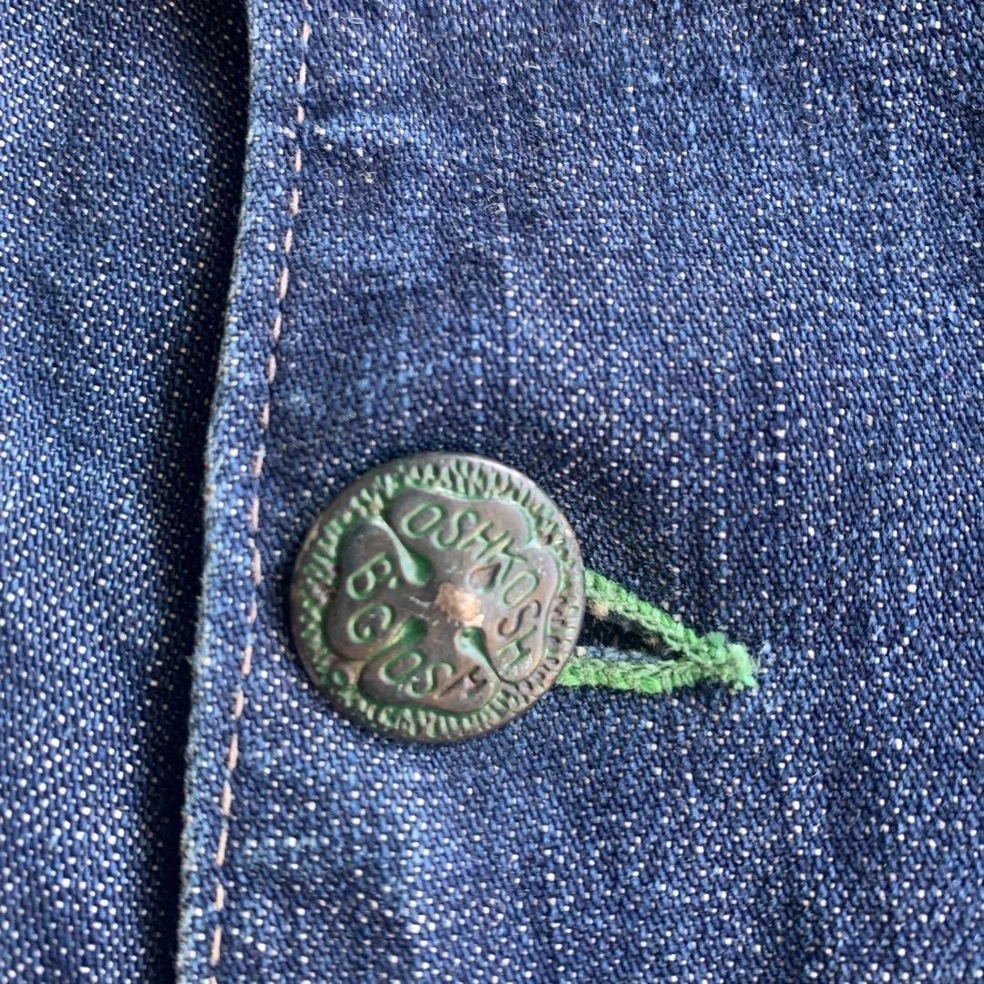 大戦 oshkosh オシュコシュ カバーオール 濃紺2ポケ 40's - メルカリ