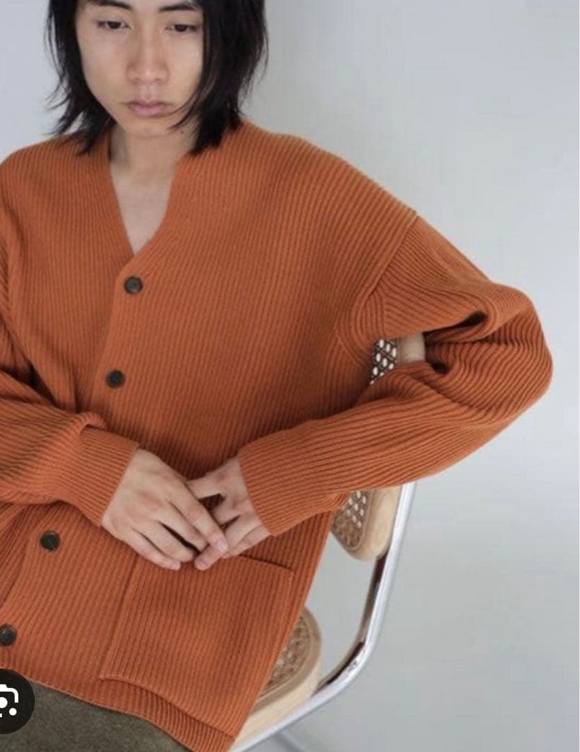 トップス AURALEE SUPER FINE WOOL RIB KNIT BIG 中古・古着通販】AURALEE (オーラリー) SUPER FINE WOOL RIB KNIT BIG