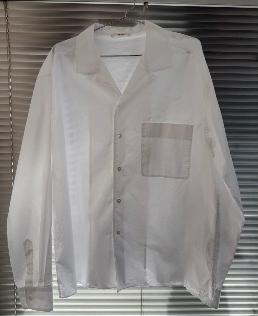 THEROW ザロウ 25ss シャツジャケット コットンポプリン マルジェラ THEROW ザロウ 25ss シャツジャケット コットンポプリン マルジェラ