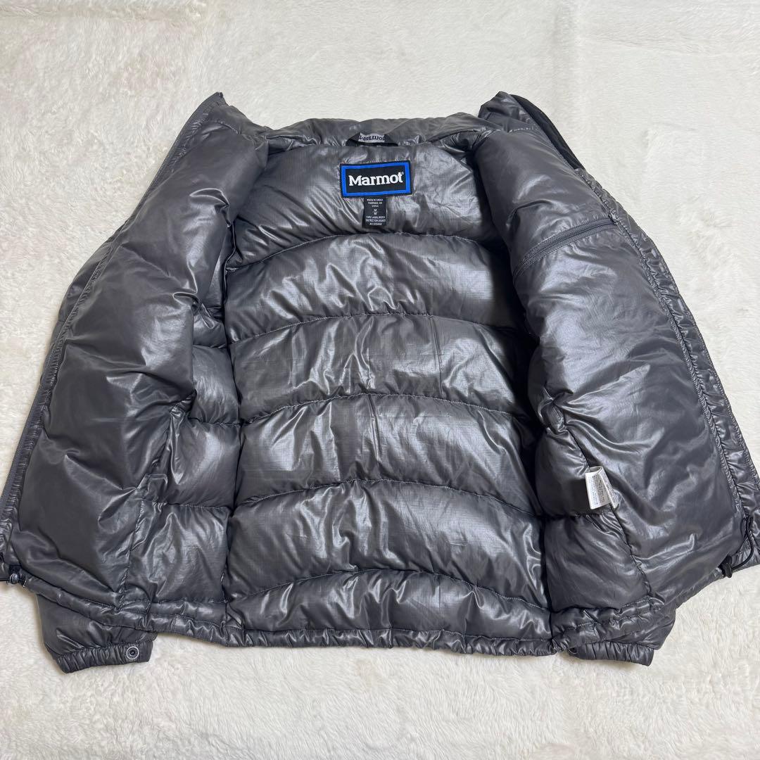 00s Marmot puffy jacket S銀短丈y2kドローコード - メルカリ