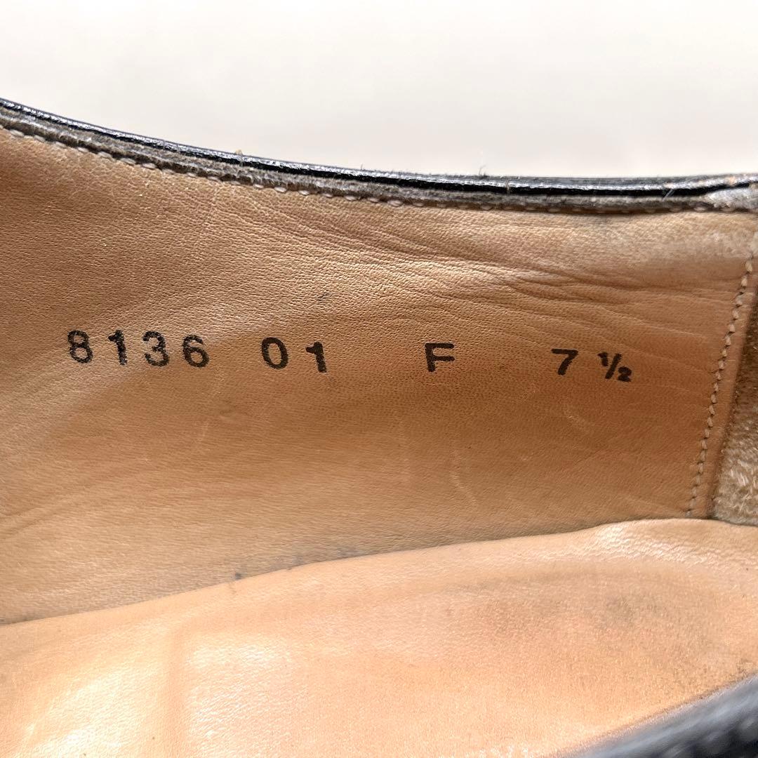 サントーニ Santoni ビジネスシューズ ストレートチップ 黒 26.5cm