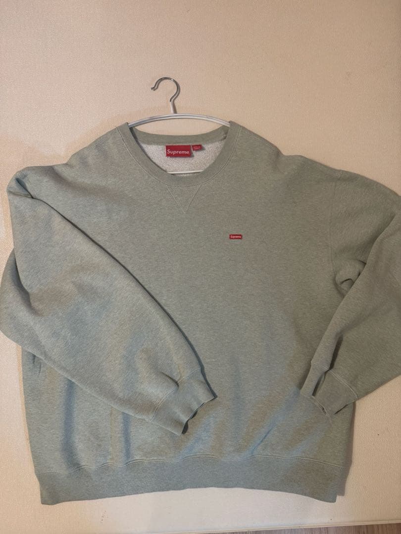 Supreme Small Box Logo Crewneck XL グレー シュプリーム スウェット Small Box Logo Crewneck メンズ SIZE XL