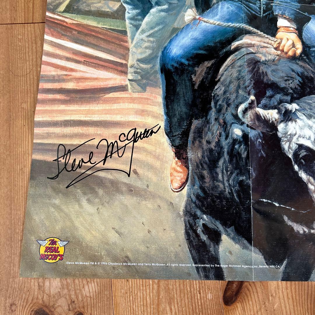 リアルマッコイ Lee Riders ポスター スティーブマックイーン - メルカリ