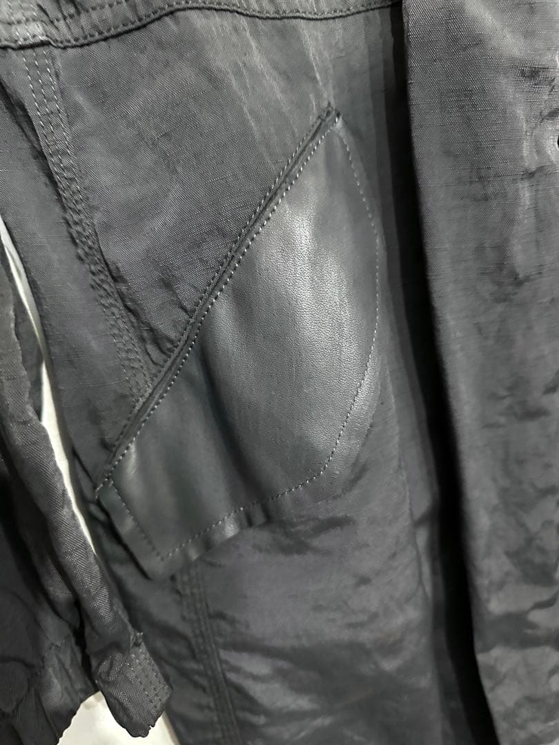 BACKLASHリネンナイロン製品染めモッズコート/バックラッシュ