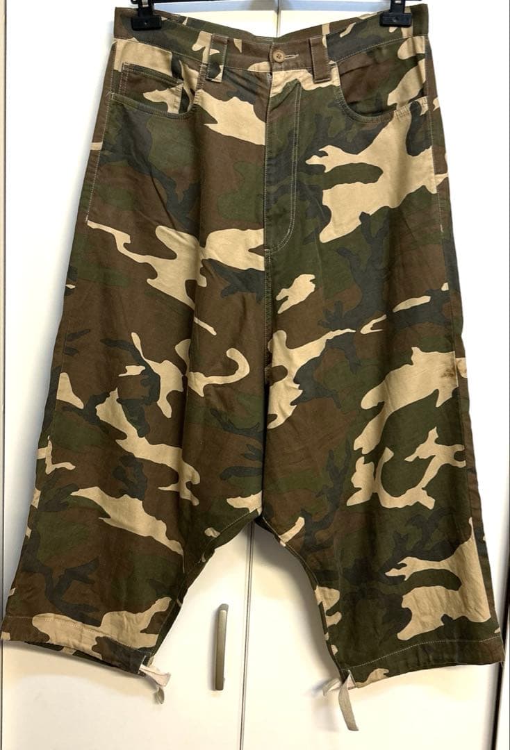 y's for men ヨウジヤマモト 迷彩 ミリタリー サルエルパンツ STAFF STYLING｜THE SHOP YOHJI YAMAMOTO