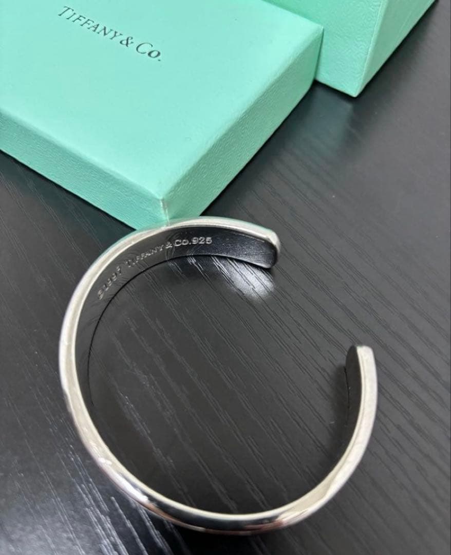 ティファニー バングル Tiffany & Co. 925シルバー 1837 - メルカリ