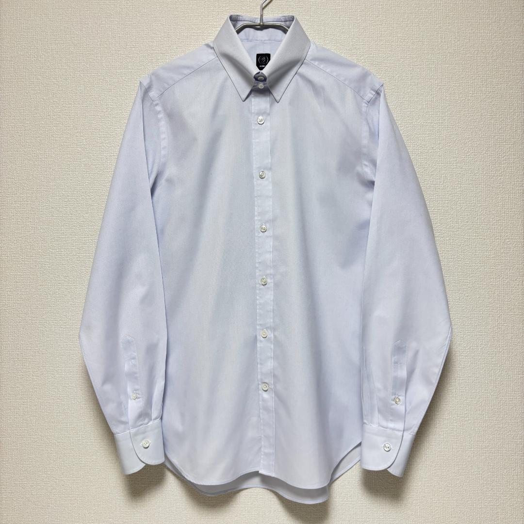 BEAMS F ピンポイント オックスフォード ライトグレー タブカラー