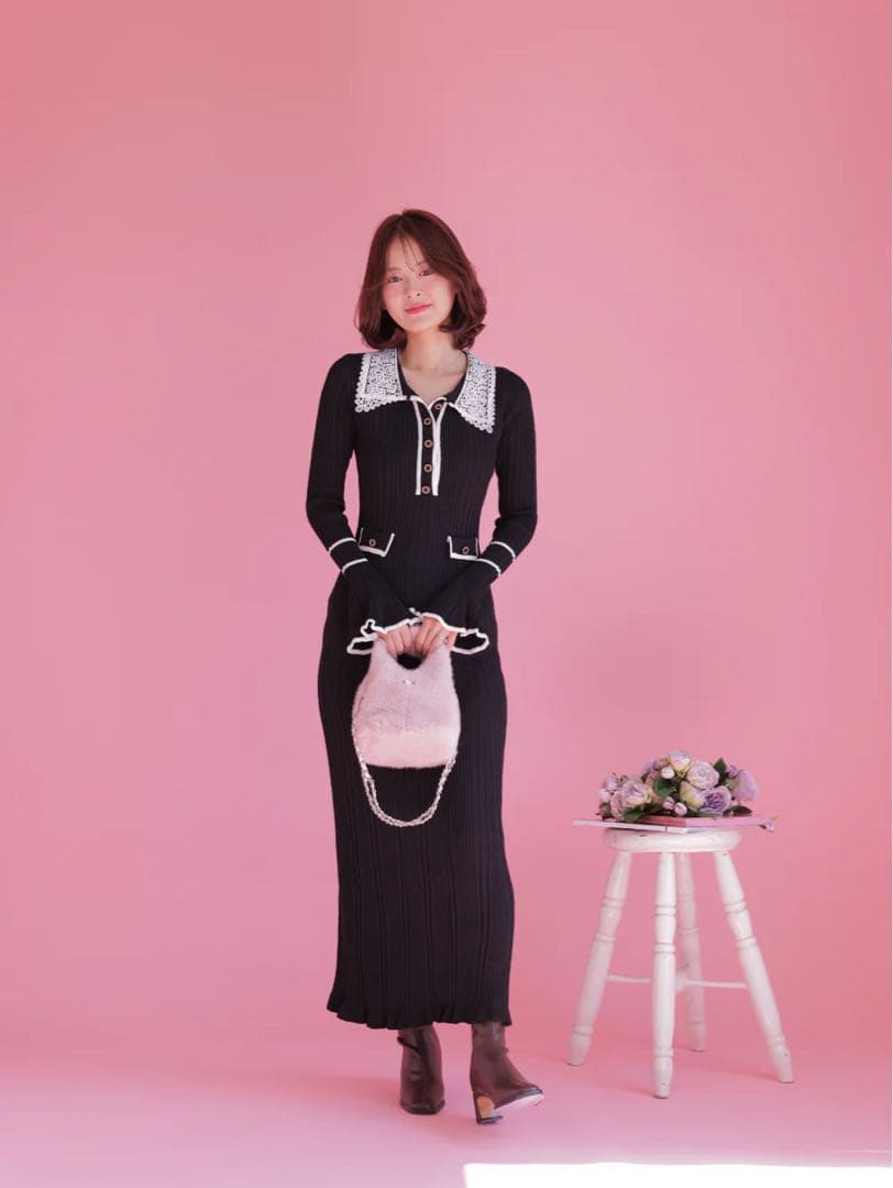 MAISON MARBLE リブニットドレス Rib Knit Dress – MAISON MARBLE