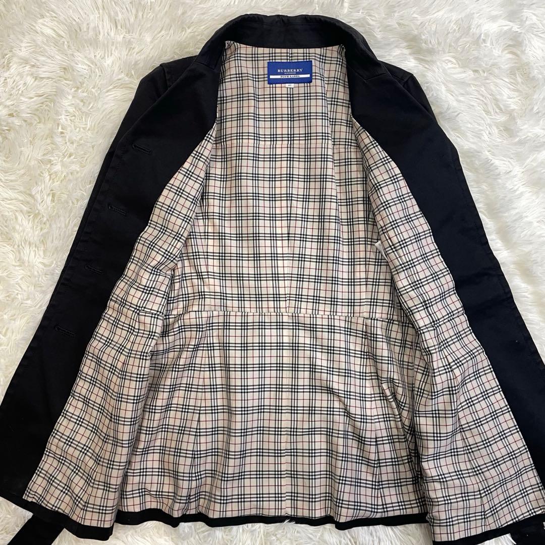 BURBERRY ブルーレーベル トレンチコート ノバチェック Mサイズ - メルカリ