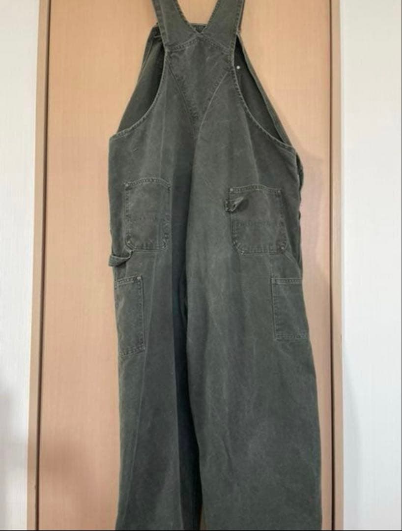 カーハート オーバーオールダブルニー カーキ 48×32