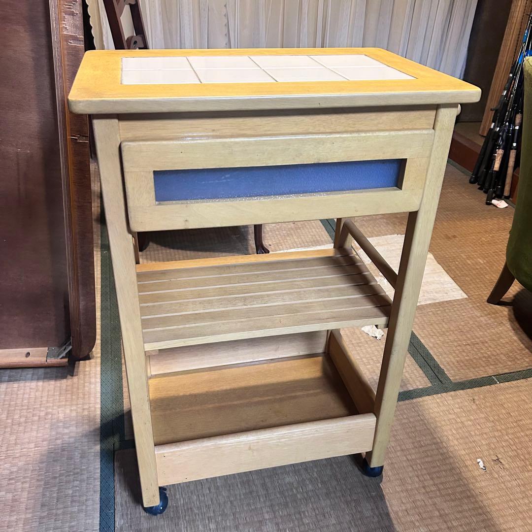 【希少】森のサーカス 木製キッチンワゴン タイルトップ キャスター付 キッチンワゴン タイル 木製」の人気商品一覧 | 安い商品を通販サイト