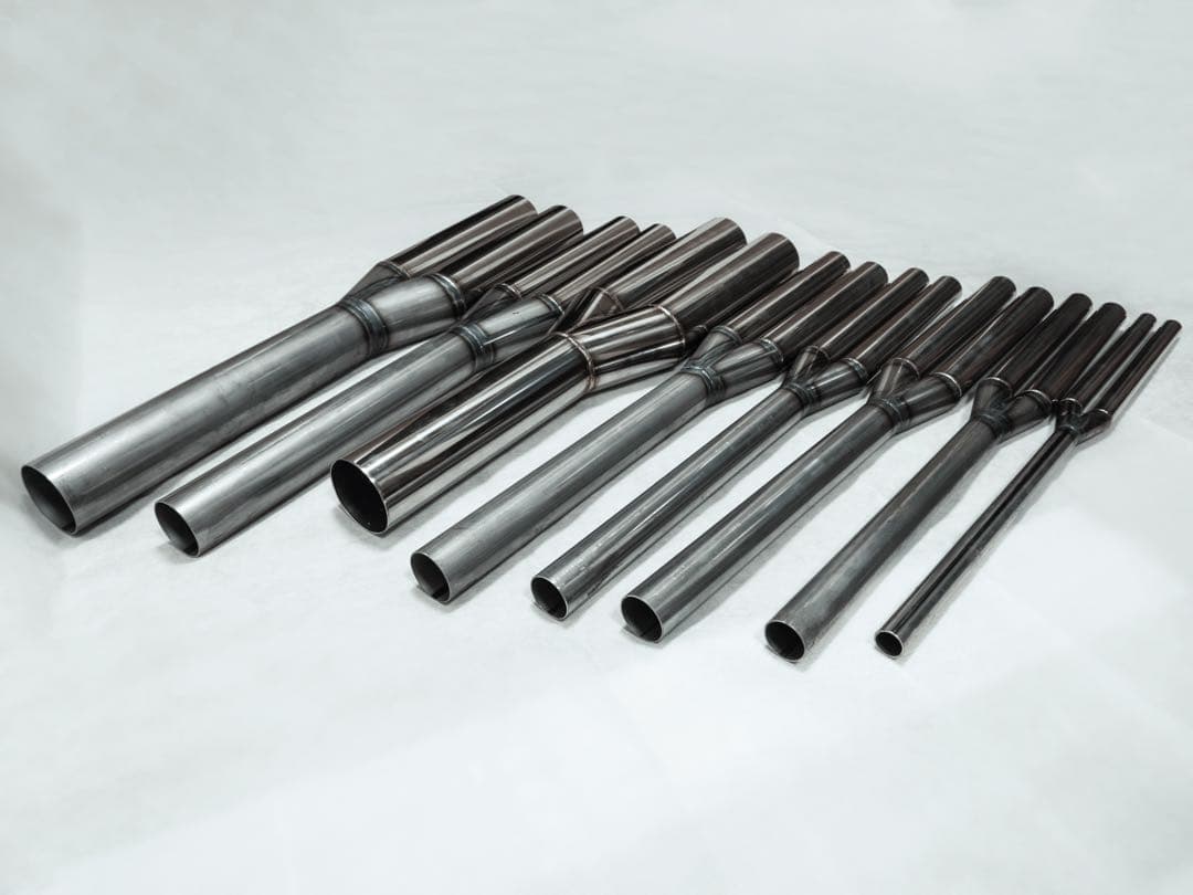 デュアルマフラー 76.3Φ 汎用　ワンオフ　マフラー