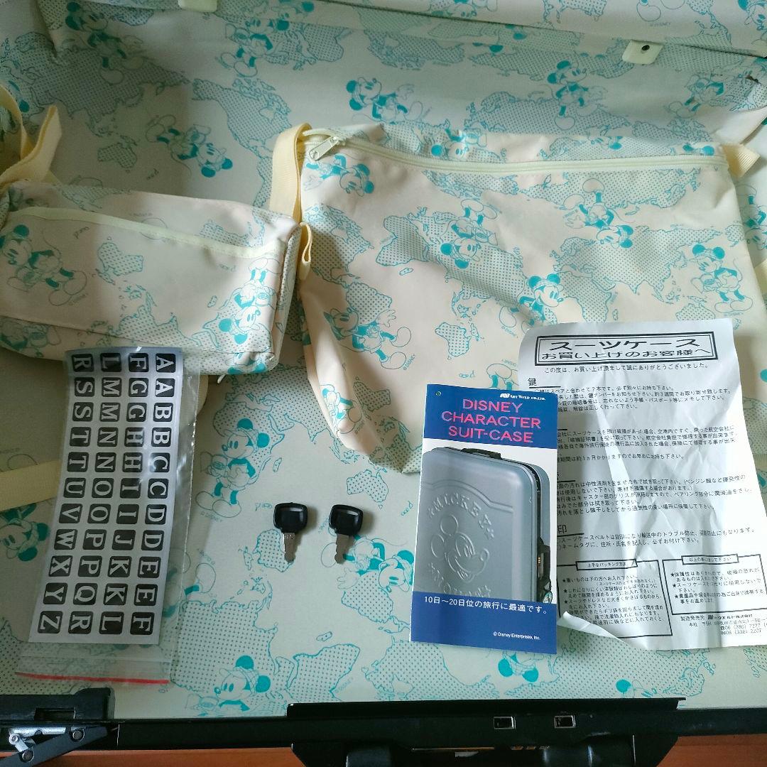 希少！特大！大容量101L ミッキー キャリーケース ABS樹脂 7.1kg