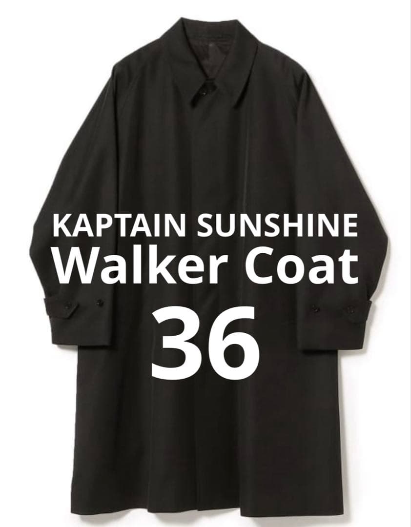 KAPTAIN SUNSHINE Walker Coat　BLACK Kaptain Sunshine Walker Coat Navy