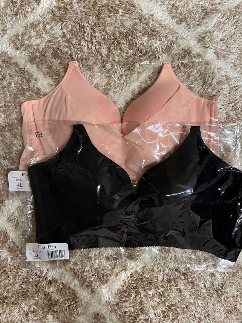【PGブラ】ピンク　ノンワイヤー　4L　新品未使用　正規品 ナイトブラ 71XhKVjtwxL._AC_SX425_.jpg