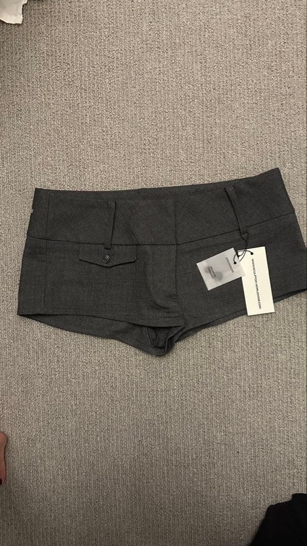 最安値】SCULPTOR テーラードマイクロショーツ グレーSサイズ 新品