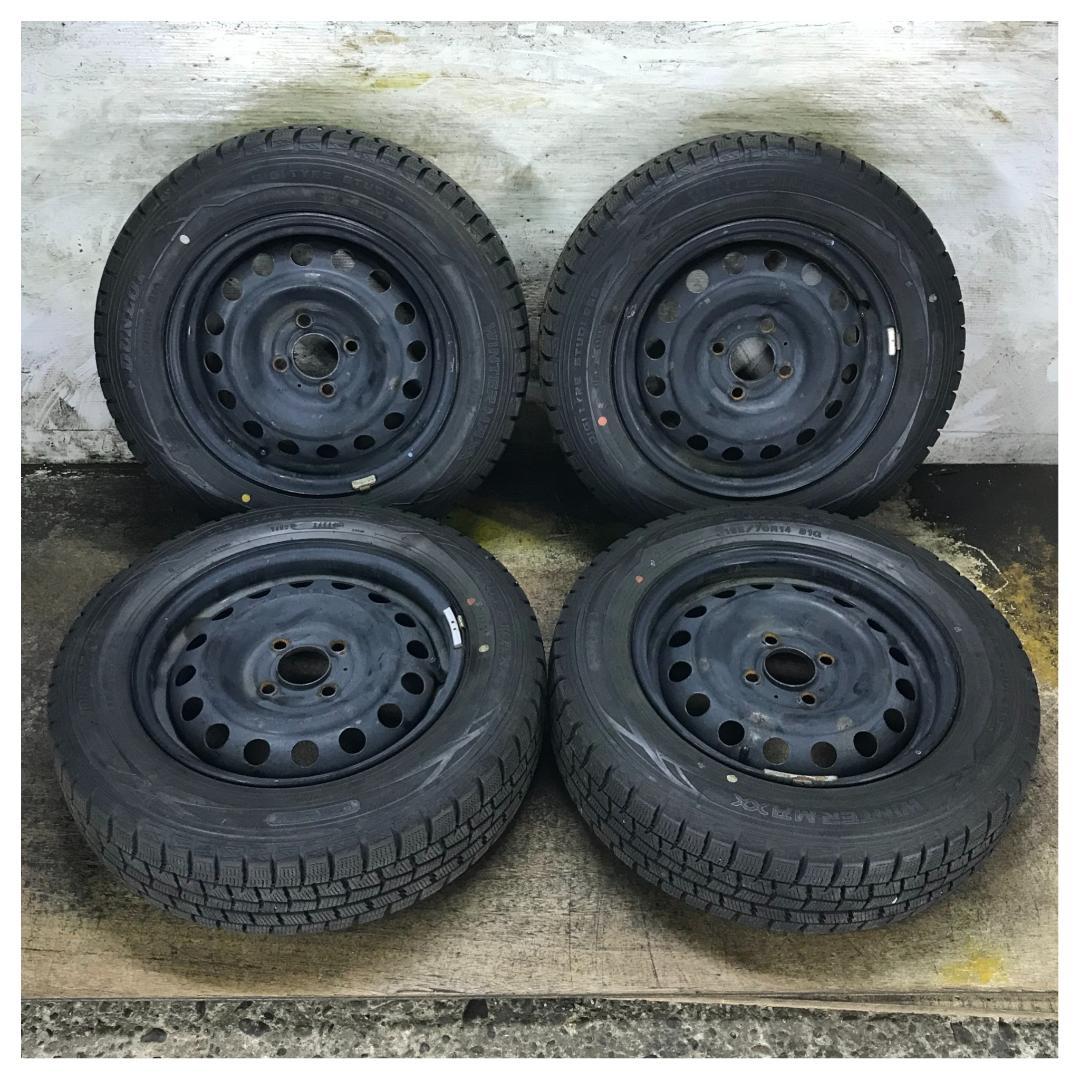 44 DUNLOP 165/70R14 8.5分目 スタッドレス - メルカリ