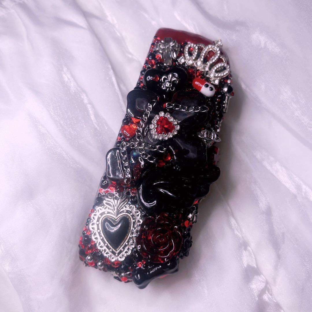 6】あくまRED iQOSケース デコ イルマ デコケース 地雷系 ギャル