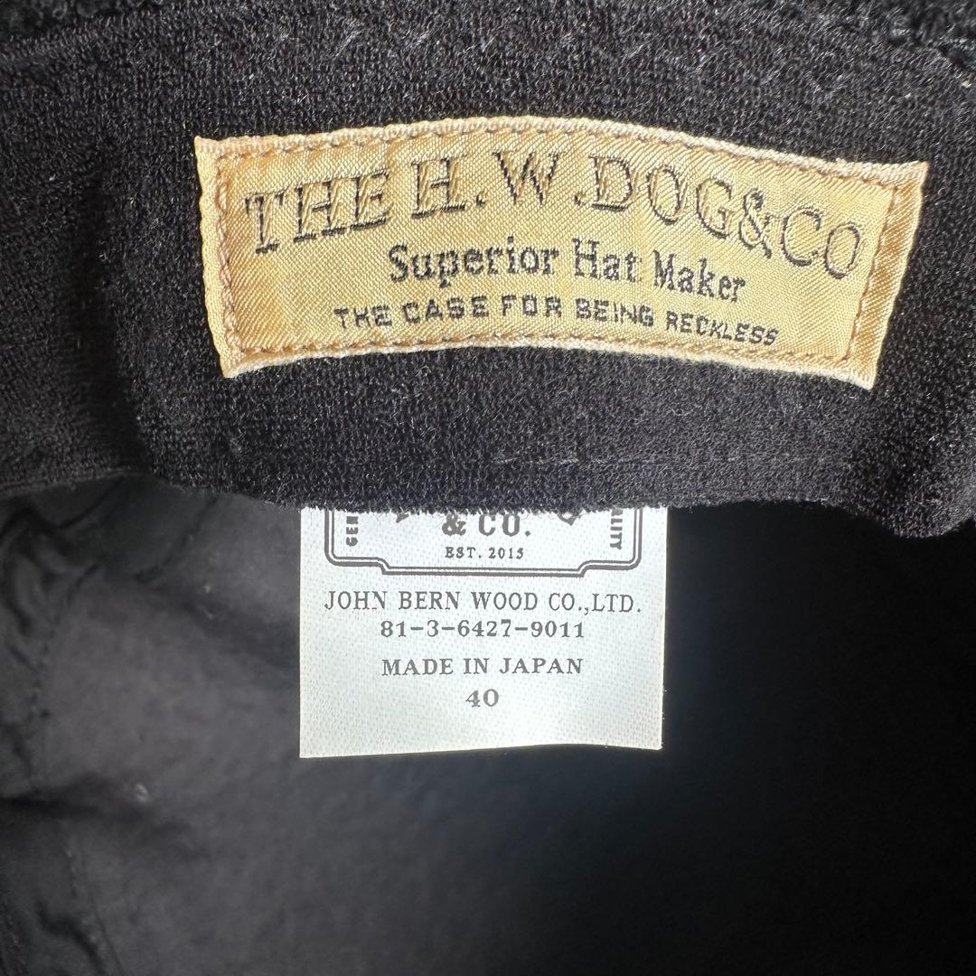 帽子 THE H.W.DOG&CO. PILE TRUCKER HAT Black