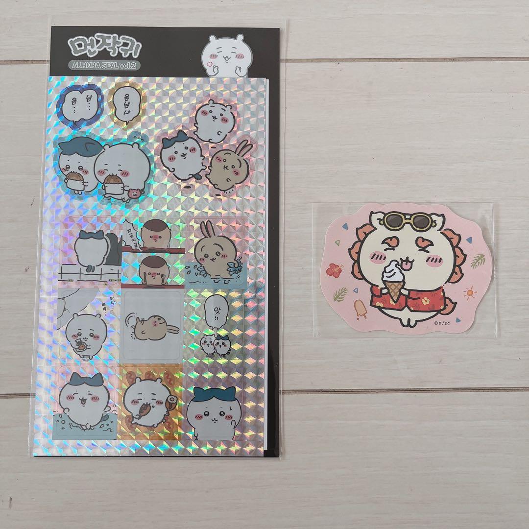 ナガノのくま 自分ツッコミくま ちいかわ 非売品 バッグ 傘 シール