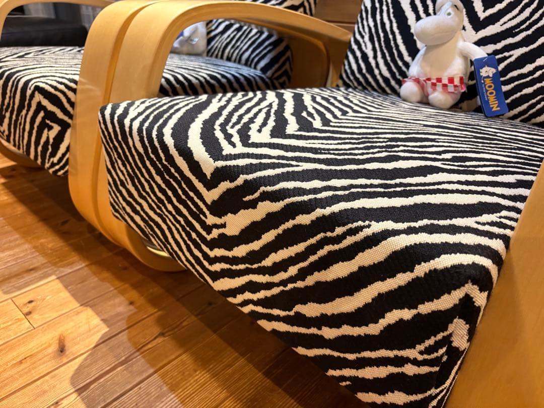 北欧家具artekアルテックソファタンク400ゼブラ1脚 - メルカリ