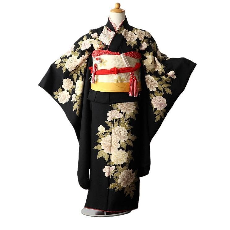 コムサ・デ・モード　正絹　7歳 女の子 着物 七五三 7-016 七五三 着物 7歳 16点 フルセット 購入 トータル 着物セット 女の子