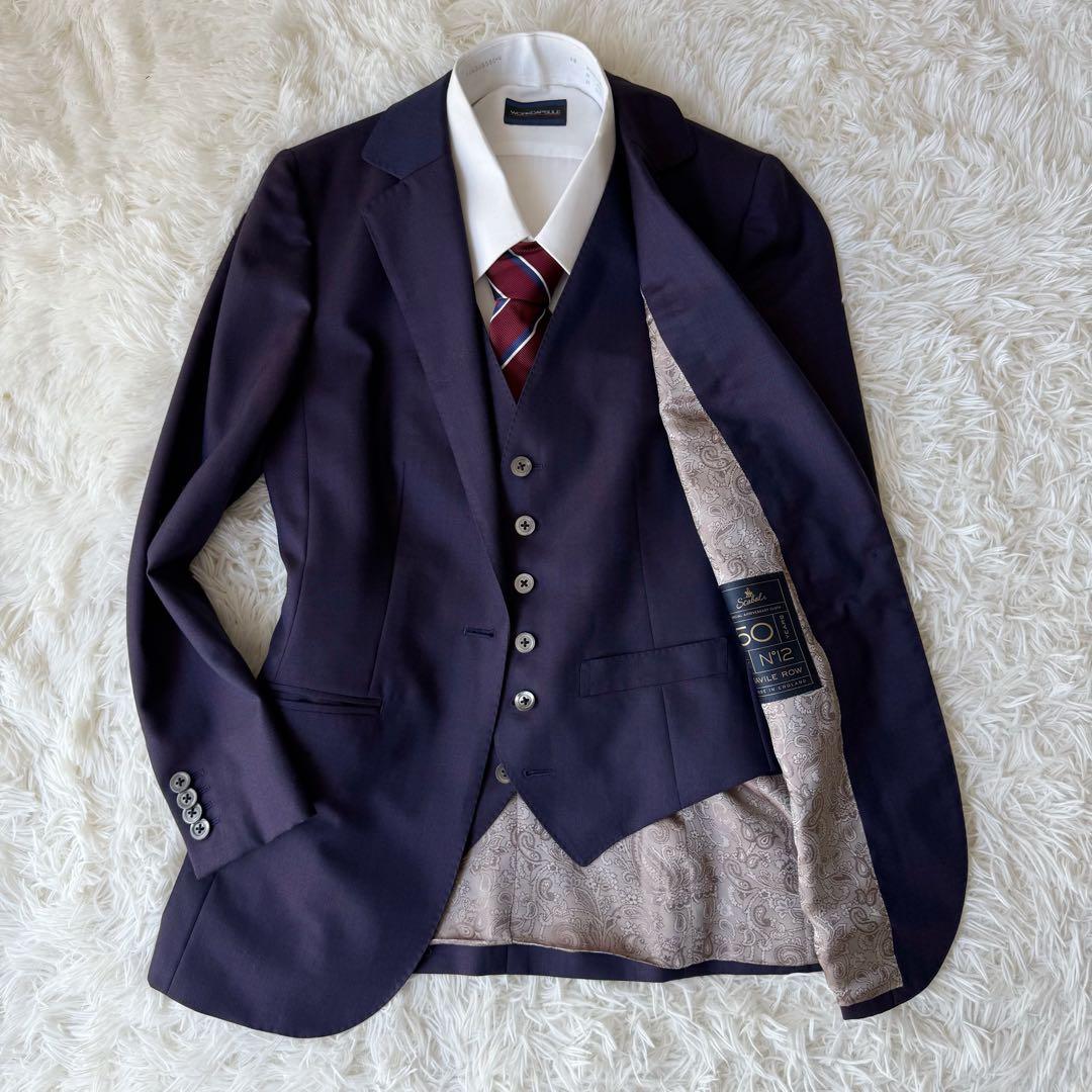 3ピース⭐️Re.muse 英国 スキャバル生地 セットアップスーツ裏地