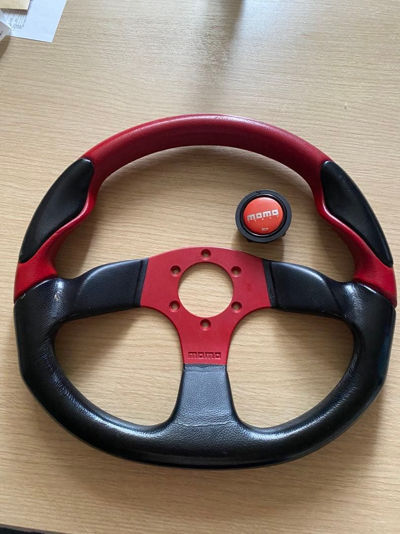 MOMO モモコマンド2 赤黒　35パイ MOMO（モモ） 正規品 ステアリング コマンド 2 レッド 35パイ C-64