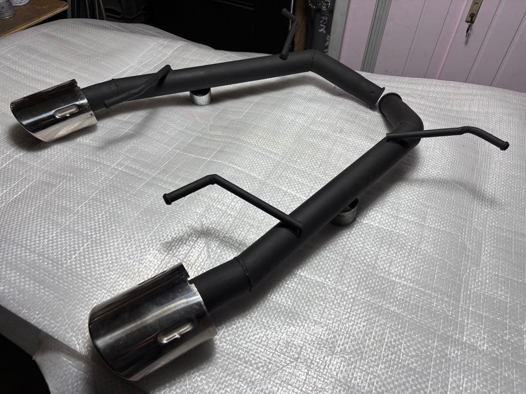 V36スカイラインセダン！ワンオフストレートマフラー！直管！ - メルカリ