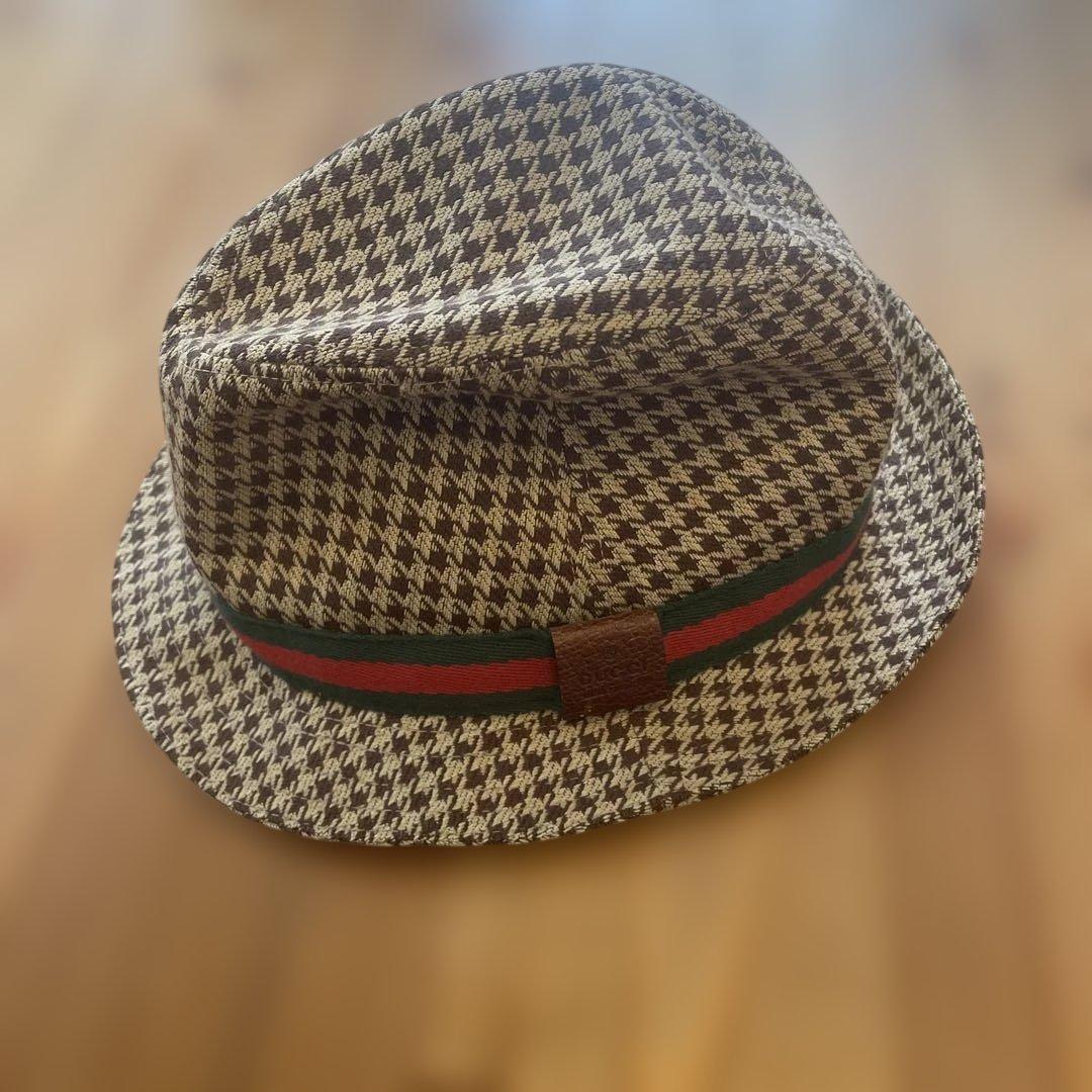 GUCCI 帽子 Excellent] GUCCI Authentic cap Men's Beige hat Size XL 60cm Cap | eBay