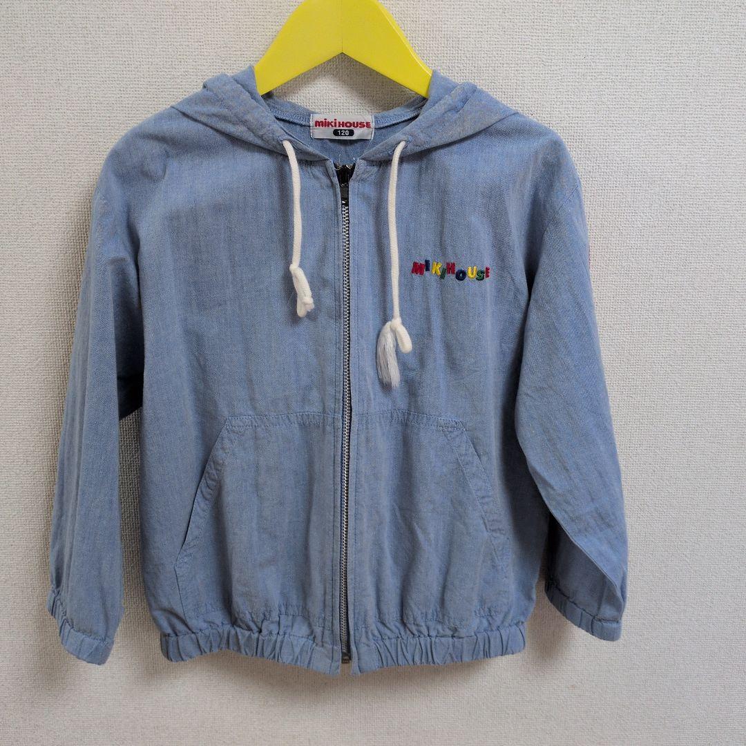 ミキハウス フード付きジャケット 120 - メルカリ