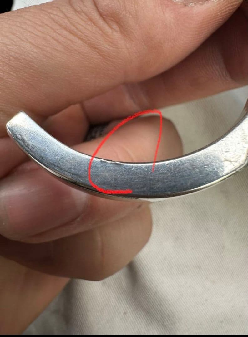 Navajoジェニファーカーティス K14 ヘビーゲージ 3面バングル - メルカリ