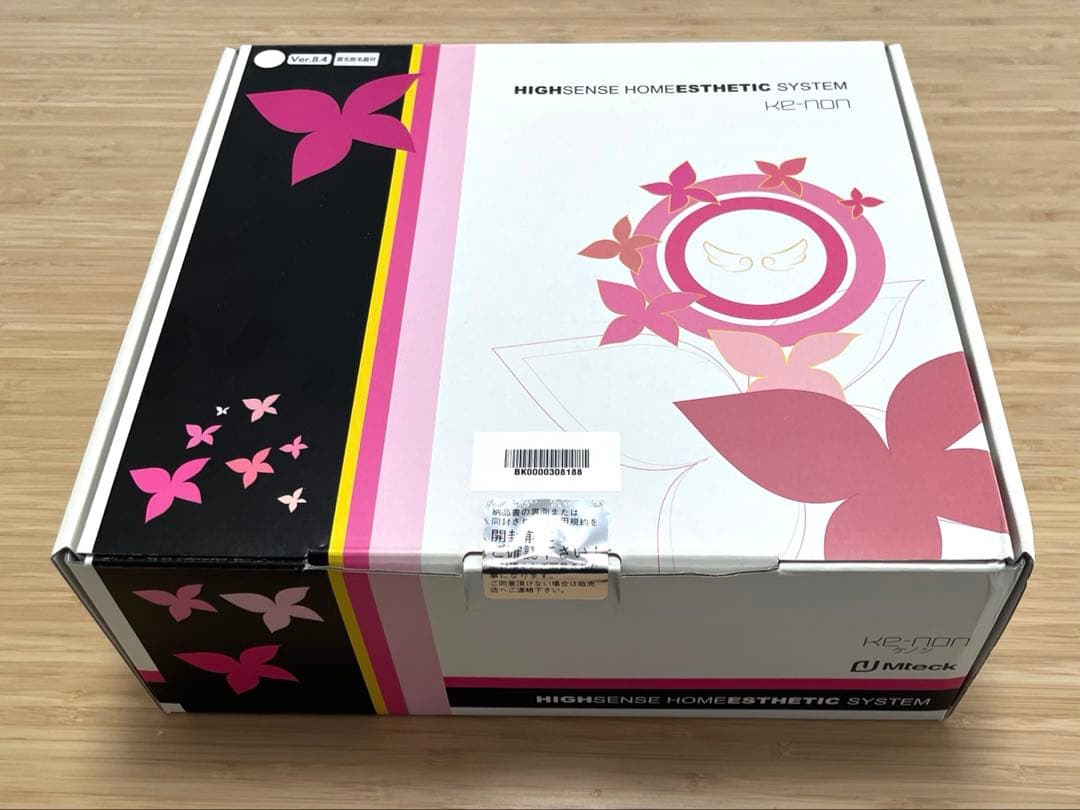 ケノン＊フラッシュ式脱毛器＊Ver.8.4 ほぼ未使用】脱毛器 ケノン Ke-non 8.4 眉毛脱毛器付 マットブラック