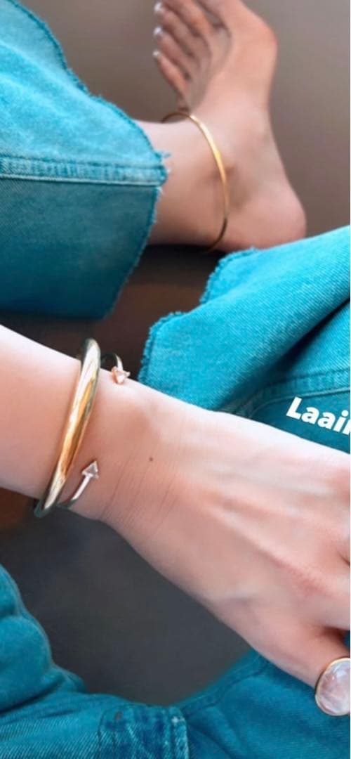 ドゥーズィエムクラスLaaina/ラアイナTRIANGLE TOPAZ CUFF - メルカリ