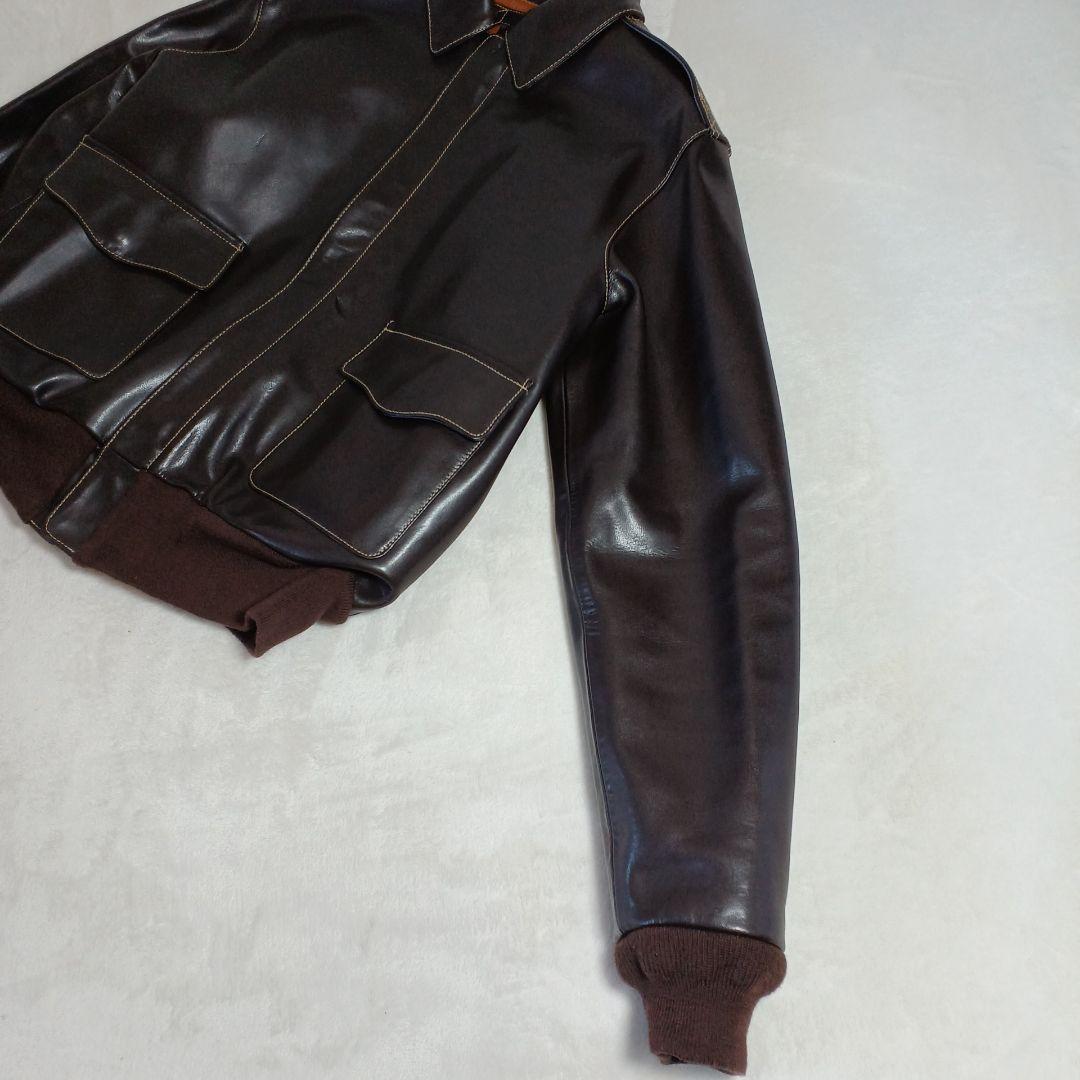 中田商店 モーガンメンフェスベル A-2 フライトジャケット 焦茶 サイズ