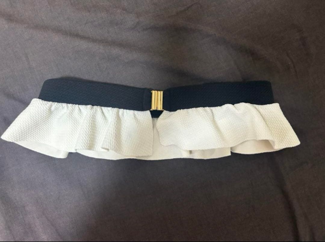 専用クリアバッグ付 新品未使用herliptoハーリップトゥ 水着 フリルベルト