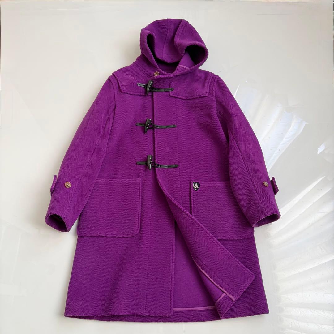 オーシバル ♡ ダッフルコート パープル 紫 グレースコンチネンタル GRACE CONTINENTAL ロングダッフルコート