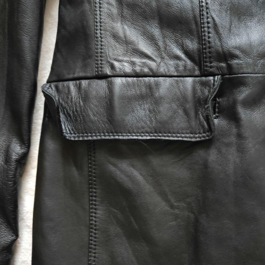 JOSEPH HOMME レザージャケット 50 ブラック オンワード樫山 - メルカリ